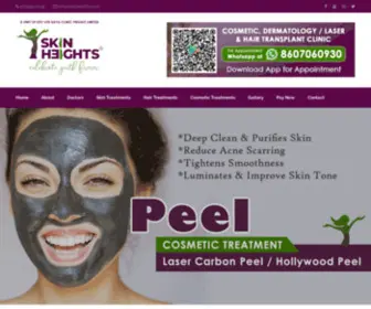 Skinheights.com(Skin Heights Clinic) Screenshot