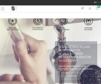 Skinjay.com(Dispositif universel et capsules de douches aux huiles essentielles) Screenshot