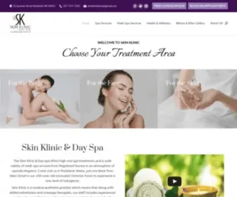 SkinkliniCDayspa.com(Skin Klinic & Day Spa) Screenshot