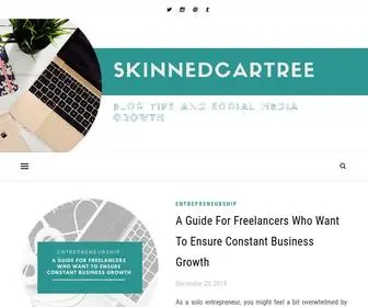 Skinnedcartree.com(Blog tips and social media growth) Screenshot