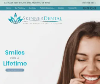 Skinnerdental.com(Dentist Murray) Screenshot