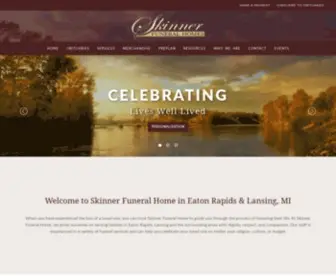 Skinnerfuneralhome.com(Eaton Rapids & Lansing) Screenshot