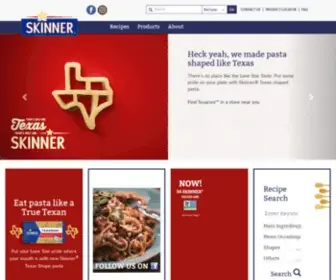 Skinnerpasta.com(Skinner®) Screenshot