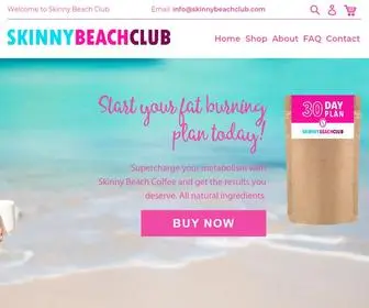 Skinnybeachclub.com(Skinny Beach Club UK) Screenshot