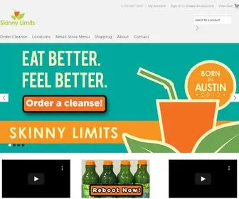 Skinnylimits.com(Skinny Limits Raw Juice Cleanse and Cold Pressed Juice Delivery) Screenshot
