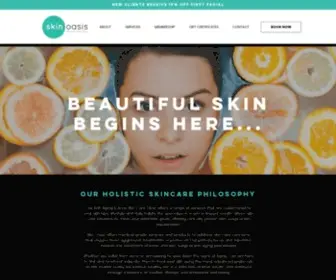 Skinoasisohio.com(Clinical skincare) Screenshot