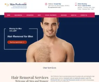 Skinperfectionspa.ca(Best Hair Removal Services in Mississauga) Screenshot