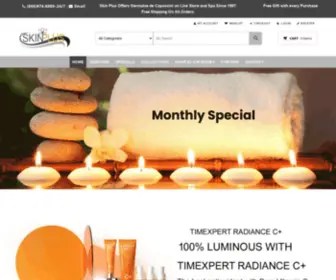 Skinpluscorp.com(Germaine-de-Capuccini Anti-Aging products at Skin Plus Corp) Screenshot