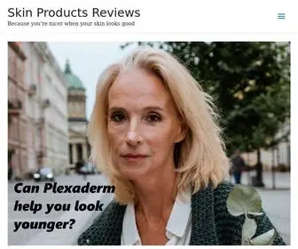 Skinproductsreviews.org(Reviewing Meladerm) Screenshot