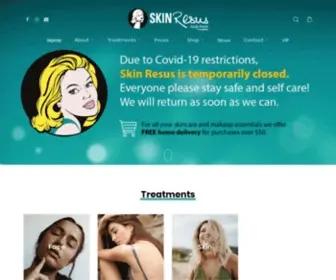 Skinresus.com.au(Skin Resus) Screenshot