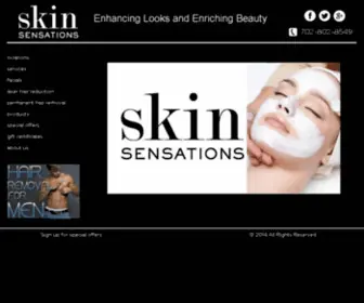 Skinsensations.com(Skin Sensations) Screenshot