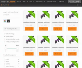 Skinsloot.com(Reliable CS) Screenshot