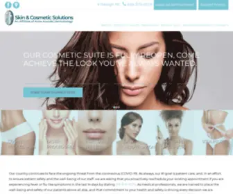 Skinsolutions.com(Skin and Cosmetic Solutions) Screenshot