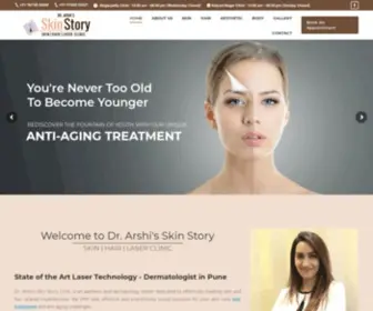 Skinstoryclinic.com(Dr Arshi Rahul) Screenshot