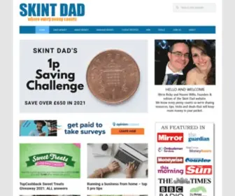Skintdad.co.uk(Skint Dad) Screenshot