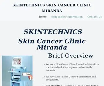 Skintechnics.com.au(Skintechnics Skin Cancer Clinic) Screenshot