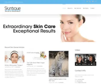 Skintique.com(Skin Care for Ageless Beauty) Screenshot