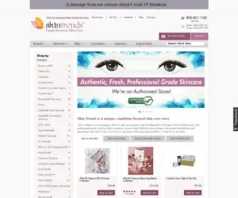 Skintrends.com(Skin Trends Skincare and Cosmetics) Screenshot