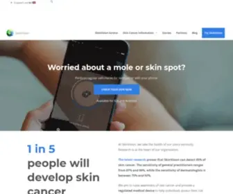 Skinvision.com(Skinvision) Screenshot