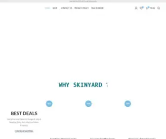 Skinyard.in(Buy skincare Cosmetic Products in India) Screenshot