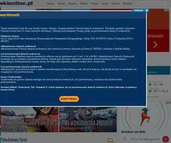 Skionline.pl(Najpopularniejsza strona o nartach w Polsce) Screenshot