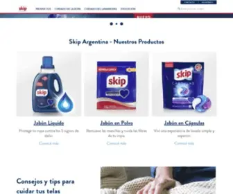 Skip.com.ar(Detergente de lavandería) Screenshot