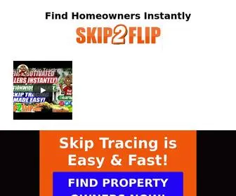 Skip2Flip.com(Skip Tracing) Screenshot