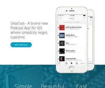 Skipcast.net(A Podcast Player For People On The Move) Screenshot