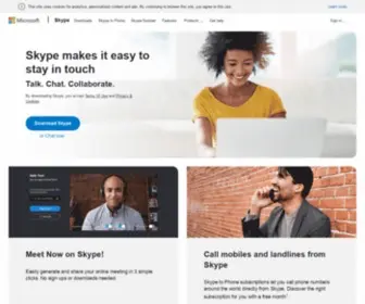 Skipe.com(Stay connected with free video calls worldwide) Screenshot