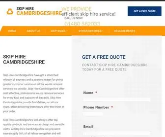 Skiphire-Cambridgeshire.co.uk(The Cambridgeshire Skip Hire Company) Screenshot