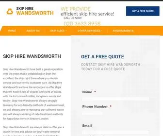 Skiphire-Wandsworth.co.uk(The Wandsworth Skip Hire Company) Screenshot