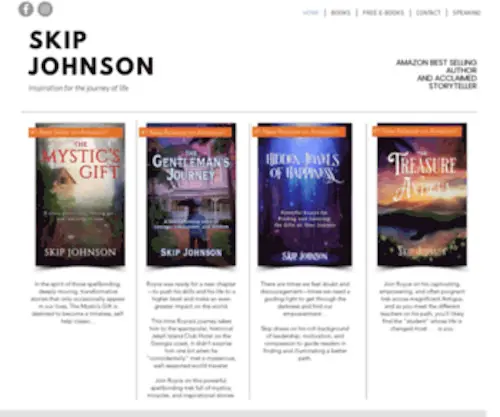 Skipjohnsonauthor.com(Skip Johnson) Screenshot