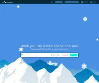 Skipodium.com(Book Ski Lesson Online) Screenshot