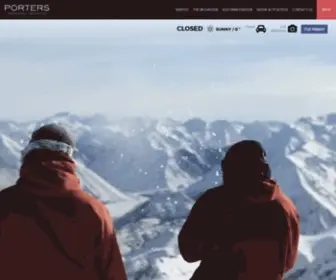 Skiporters.co.nz(Porters Alpine Resort) Screenshot