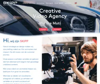 Skipp.nl(Creative Video Agency & Animatie Studio Amsterdam) Screenshot