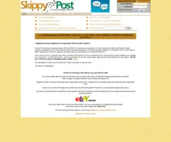 Skippypost.com.au(SkippyPost Smart Sending DownUnder) Screenshot