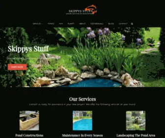 Skippysstuff.com(Home Pond Services) Screenshot