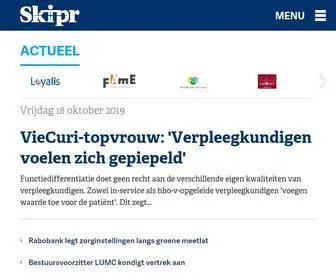 Skipr.nl(Homepage) Screenshot