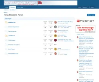 Skipsfarts-Forum.net(Norsk Skipsfarts Forum) Screenshot