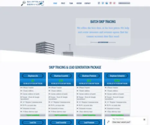 Skiptraceservice.com(Real Estate Skip Tracing Service) Screenshot