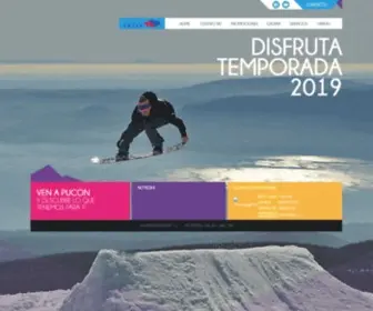 Skipucon.cl(Ski Pucón Chile) Screenshot