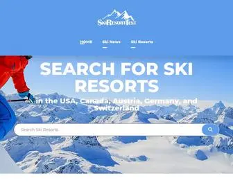 Skiresorttest.com(Ski Resort Test) Screenshot