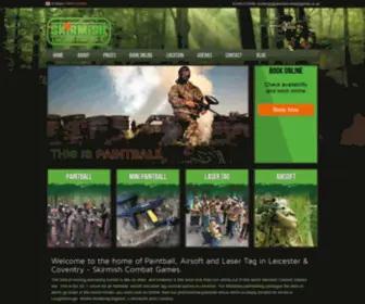 Skirmishcombatgames.co.uk(The thrill of hunting and being hunted) Screenshot