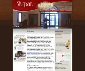 Skirpanfuneralhome.com(Skirpan Funeral Home Inc) Screenshot