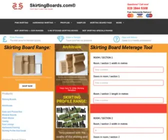 Skirtingboards.com(Skirting boards) Screenshot