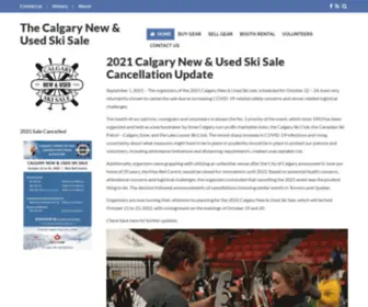 Skisale.ca(Calgary New & Used Ski Sale) Screenshot