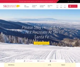 Skisantafe.com(Ski Santa Fe) Screenshot