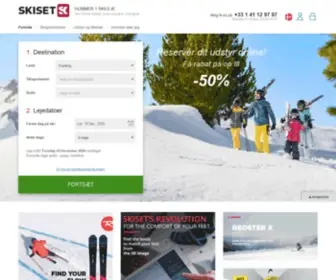 Skiset.dk(Skileje Østrig) Screenshot