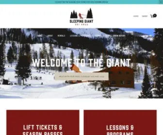Skisg.com(Sleeping Giant Ski) Screenshot