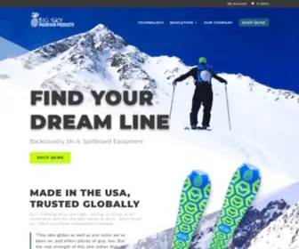 Skiskinsonline.com(Big Sky Mountain Products Climbing Skins) Screenshot